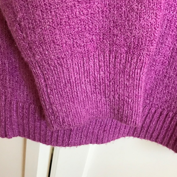 AVA & VIV Crew Neck Sweater Long Sleeve Purple Pink Women’s Plus Size 2X - Picture 3 of 13